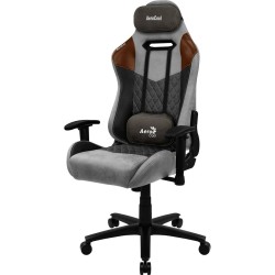 Chaise de jeu Aerocool DUKE AeroSuede 180º Noir Gris