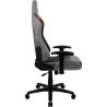 Chaise de jeu Aerocool DUKE AeroSuede 180º Noir Gris