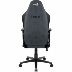 Chaise de jeu Aerocool KNIGHT AeroSuede 180º Bleu Noir Noir/Bleu