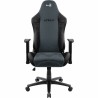 Chaise de jeu Aerocool KNIGHT AeroSuede 180º Bleu Noir Noir/Bleu