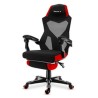 Chaise de jeu Huzaro Combat 3.0 Noir Rouge