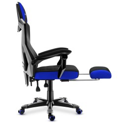 Chaise de jeu Huzaro Combat 3.0 Bleu Noir Noir/Bleu