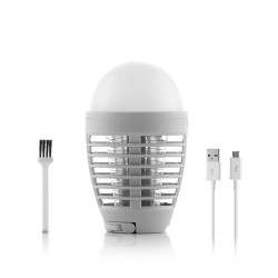 Lampe Antimoustiques Rechargeable à LED 2 en 1 Kl Bulb InnovaGoods