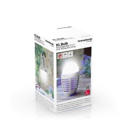 Lampe Antimoustiques Rechargeable à LED 2 en 1 Kl Bulb InnovaGoods