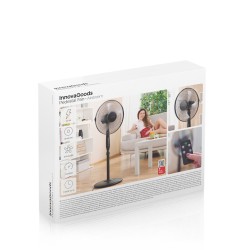 Ventilateur sur Pied avec Télécommande InnovaGoods Noir 45 W (Reconditionné A)