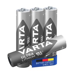 Batteries Varta Ultra Lithium (4 Pièces)