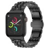 Bracelet à montre Noir Acier inoxydable Apple Watch (Reconditionné B)