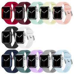 Bracelet à montre Unisexe Silicone Apple Watch Ø 40 mm Ø 41 mm Ø 38 mm (Reconditionné D)