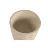 Cache-pot Home ESPRIT Beige Fibre de Verre Scandinave 36,5 x 36,5 x 63 cm