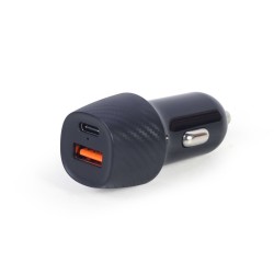 Chargeur de voiture GEMBIRD TA-U2QC3-CAR-02 Noir