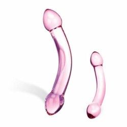 Double Trouble  Dildo Verre Violet Glas 63347