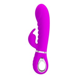 Vibration de Stimulation Double Pretty Love Prescott Lila (12 cm)