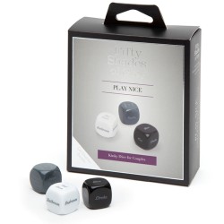 Jeu de dés érotique Fifty Shades of Grey Play Nice Role Play Dice