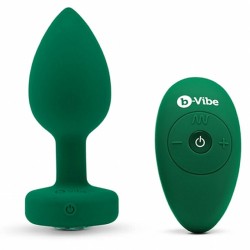 Plug Anal B-Vibe Emerald Vert Taille M/L