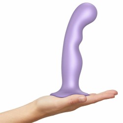 Gode  P&G Metallic Strap-on-me M Violet Silicone