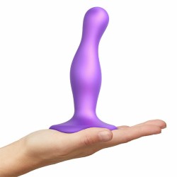 Gode Curvy Metallic Strap-on-me Silicone