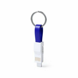 Porte-clé avec Câble Micro USB de Type C et Lightning 145969 (250 Unités)