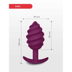 Plug Anal Gvibe Gplug Twist 2 Sweet Pourpre