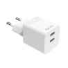 Chargeur de batterie Celly TC2USBC20WWH Blanc