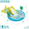 Pataugeoire gonflable pour enfants Intex Crocodile Parc de jeux 175 x 74 x 323 cm