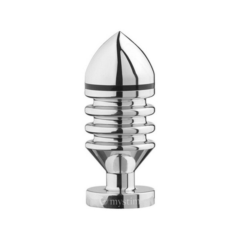 Plug Anal Hector Helix S Mystim Aluminium Argent (10 cm)