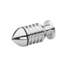 Plug Anal Hector Helix S Mystim Aluminium Argent (10 cm)