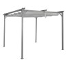 Pergola DKD Home Decor Polyester Acier (290 x 290 x 230 cm)