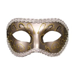 Masque Masquerade Gris...