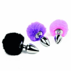 Plug Anal FeelzToys Bunny Tails  Pourpre