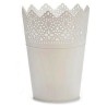 Pot ‎S3600708 Blanche Blanc Plastique (15 x 18 x 15 cm) (14,3 x 18,2 x 14,3 cm)