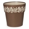 Cache-pot Stefanplast Gaia Marron Beige Plastique 19 x 19 x 19 cm