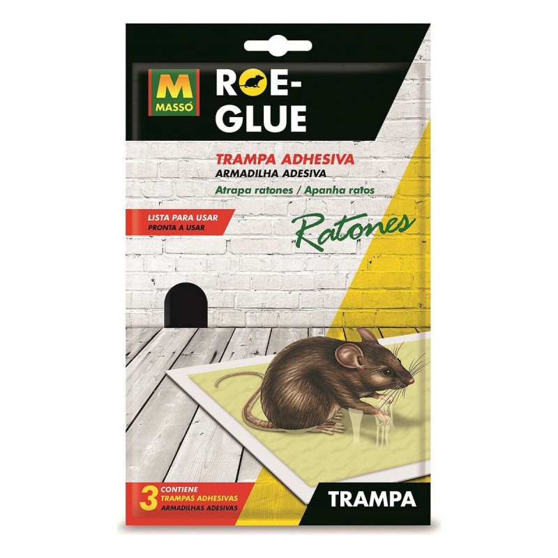 Raticide Massó Roe-glue Boîte avec piège à colle