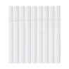 Canisse Nortene Plasticane Ovale 1 x 3 m Blanc PVC