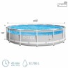 Piscine Démontable Colorbaby Clearview Prism Frame 427 x 107 cm