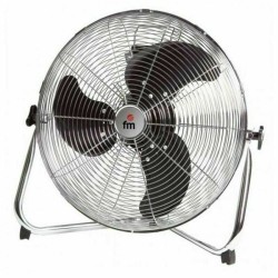 Ventilateur de Sol Grupo FM F-50 Ø 50 cm 200W Noir/Argenté 200 W (Reconditionné B)