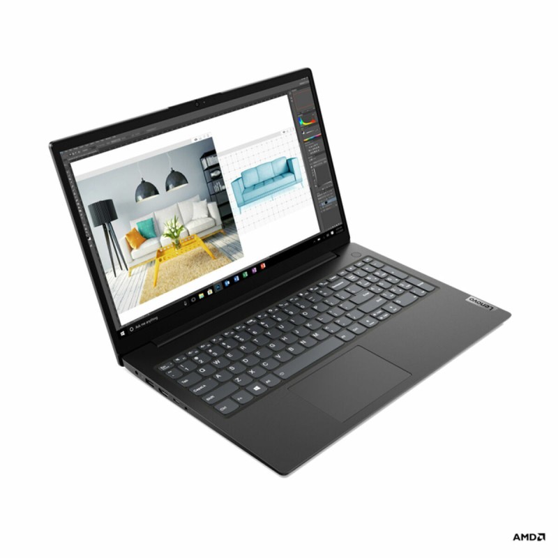 Ordinateur Portable Lenovo V15 AMD Ryzen 5 5500U Espagnol Qwerty 256 GB SSD 8 GB RAM (Reconditionné A+)