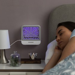 Lampe Anti-moustique avec Crochet Mural KL Box InnovaGoods Blanc ABS (Reconditionné A+)