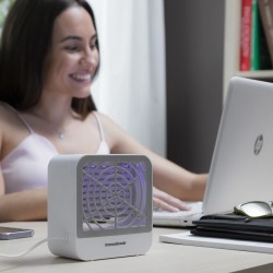 Lampe Anti-moustique avec Crochet Mural KL Box InnovaGoods Blanc ABS (Reconditionné A+)