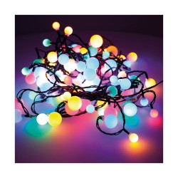 Guirlande lumineuse LED Lumineo Cherry Multicouleur 14 m