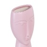 Cache-pot 15 x 8,5 x 19 cm Visage Céramique Mauve