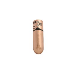 Vibromasseur à boules First Class Mini PowerBullet Crystal 9 Rose Or