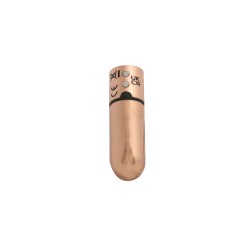 Vibromasseur à boules First Class Mini PowerBullet Crystal 9 Rose Or