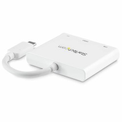 Dock Startech CDP2HDUACPW Blanc 4K Ultra HD