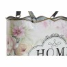 Cache-pot DKD Home Decor 29 x 13 x 38,5 cm Rose Métal Fleurs Shabby Chic