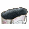 Cache-pot DKD Home Decor 29 x 13 x 38,5 cm Rose Métal Fleurs Shabby Chic