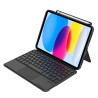 Housse pour iPad + Clavier Gecko Covers V10KC61-ES Espagnol Qwerty Gris