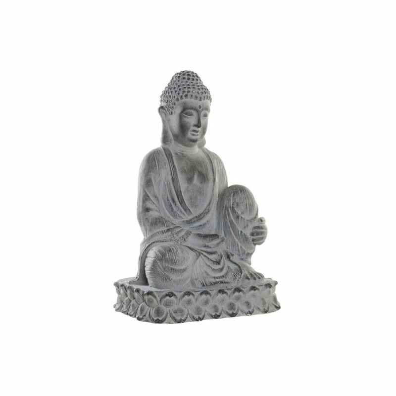 Figure décorative de jardin DKD Home Decor Gris Buda Résine Magnésium (42,5 x 35 x 67 cm)