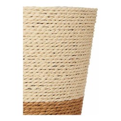 Cache-pot Naturel Marron Corde Plastique (18 x 16 x 18 cm)