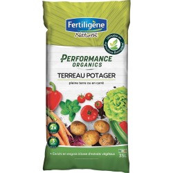 Terreau d'empotage Fertiligène Performance Organics 35 L