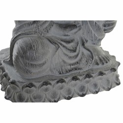 Figure décorative de jardin DKD Home Decor Gris Métal Résine Magnésium Buda 30 x 40 cm 42,5 x 35 x 67 cm (42,5 x 35 x 67 cm)